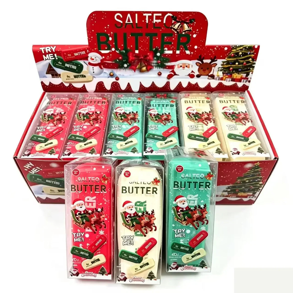 Christmas Butter Stick Squishy 🎄🧈🎁