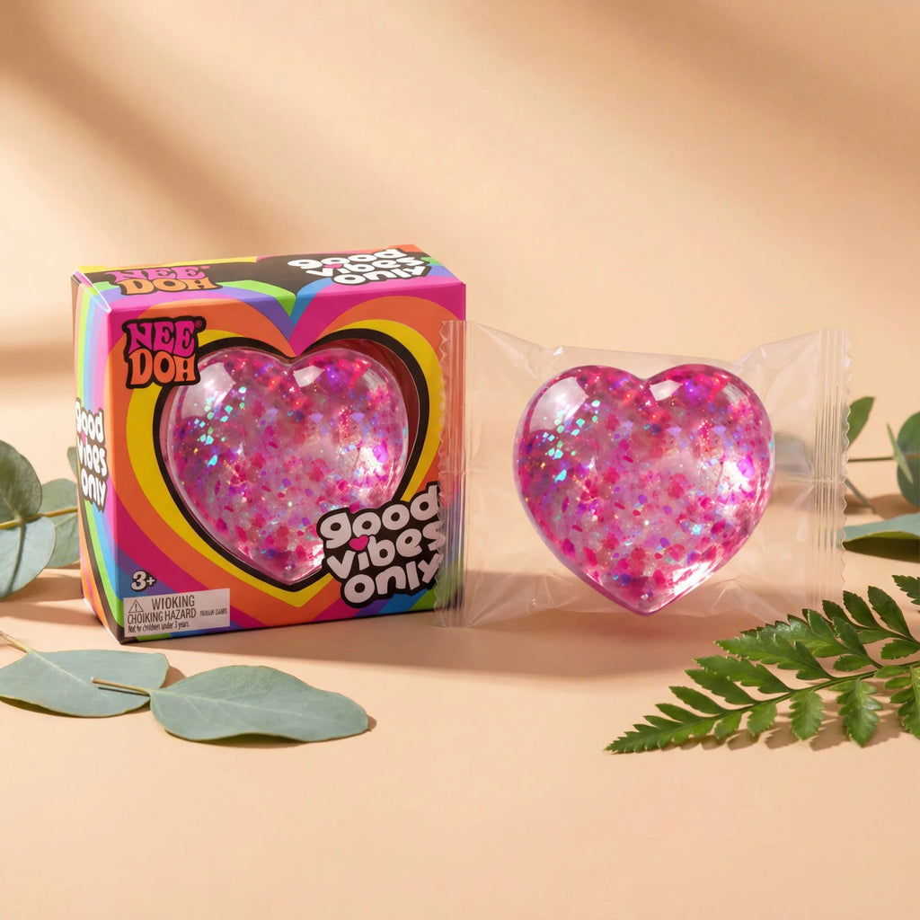 Heart-Shaped Squishy Toy, Soft and Comfortable to the Touch, Non-Sticky, Quick to Bounce Back, Cute and Compact,