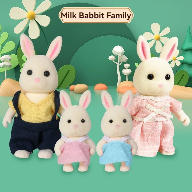 🌿 Forest Animal Family Dollhouse Miniatures 🐻 | 1:12 Scale Accessories
