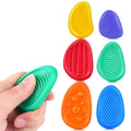 Silicone Stone Fidget Toys 6 Pack – Textured Sensory Squeeze Toys for Kids & Adults