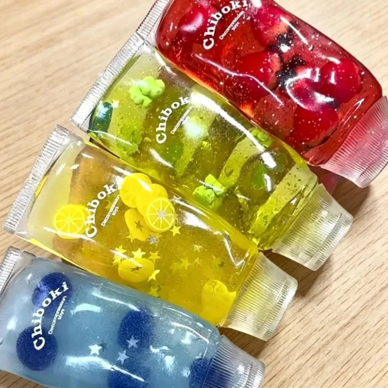 🍓 Fruit Maltose Squishy Toy | Slow-Rise Toothpaste-Inspired Squeeze ✨