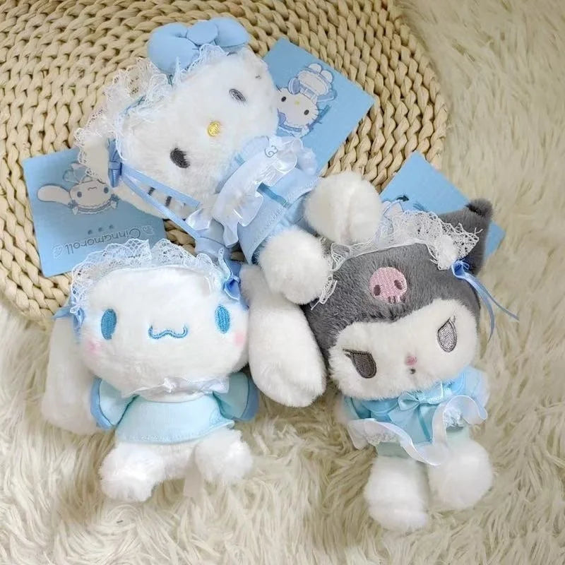 Sanrio Angel Series Plush Keychain – Hello Kitty, Kuromi & Cinnamoroll Mini Doll Pendant