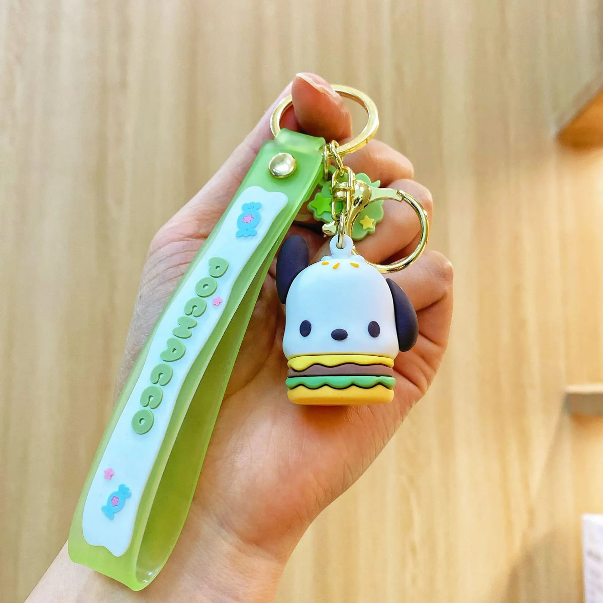 Sanrio Snack Series Keychain – Kuromi & Friends Cute Anime Bag Charm