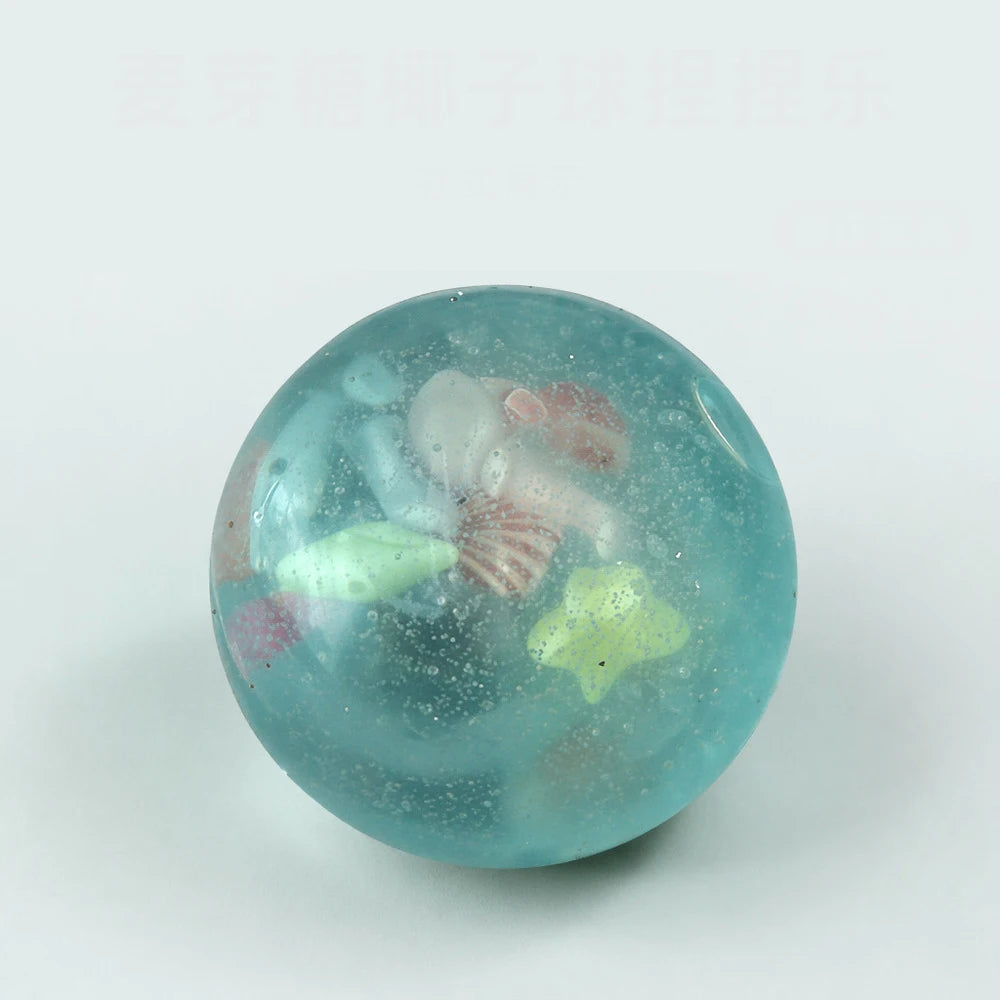 Squishy Maltose Calming Sensory Ball – Slow Rise Transparent Squeeze Toy
