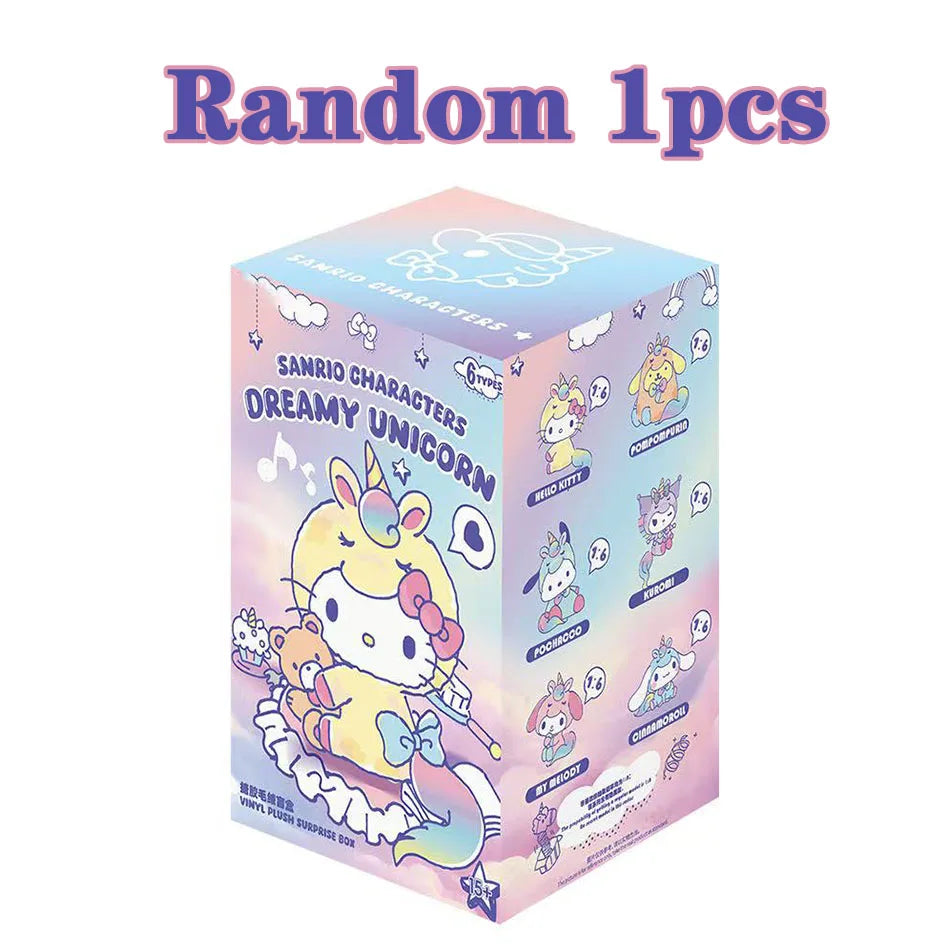 Sanrio Dream Unicorn Series Vinyl Plush Blind Box – Hello Kitty, Kuromi, My Melody & More | Mystery Gift