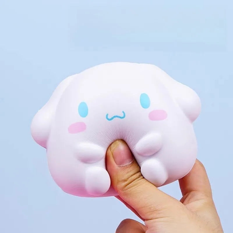 Hello Kitty & Kuromi Squishy Squeeze Toys - Kawaii Soft Slow Rising Cartoon Fidget Toys, Anime Birthday Party Gift
