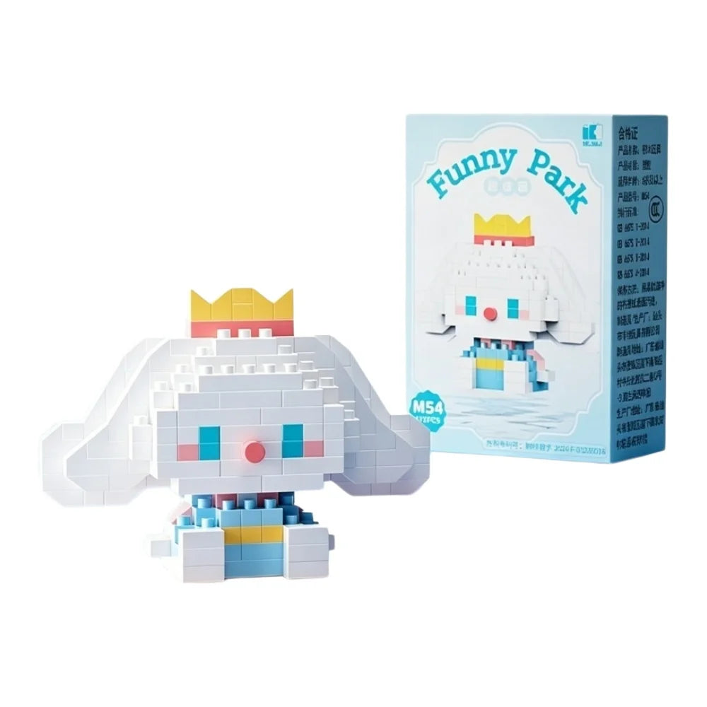Sanrio Series Building Blocks Mini Figure Set - Hello Kitty Cinnamoroll My Melody Kuromi Pochacco Puzzle Toy Gift