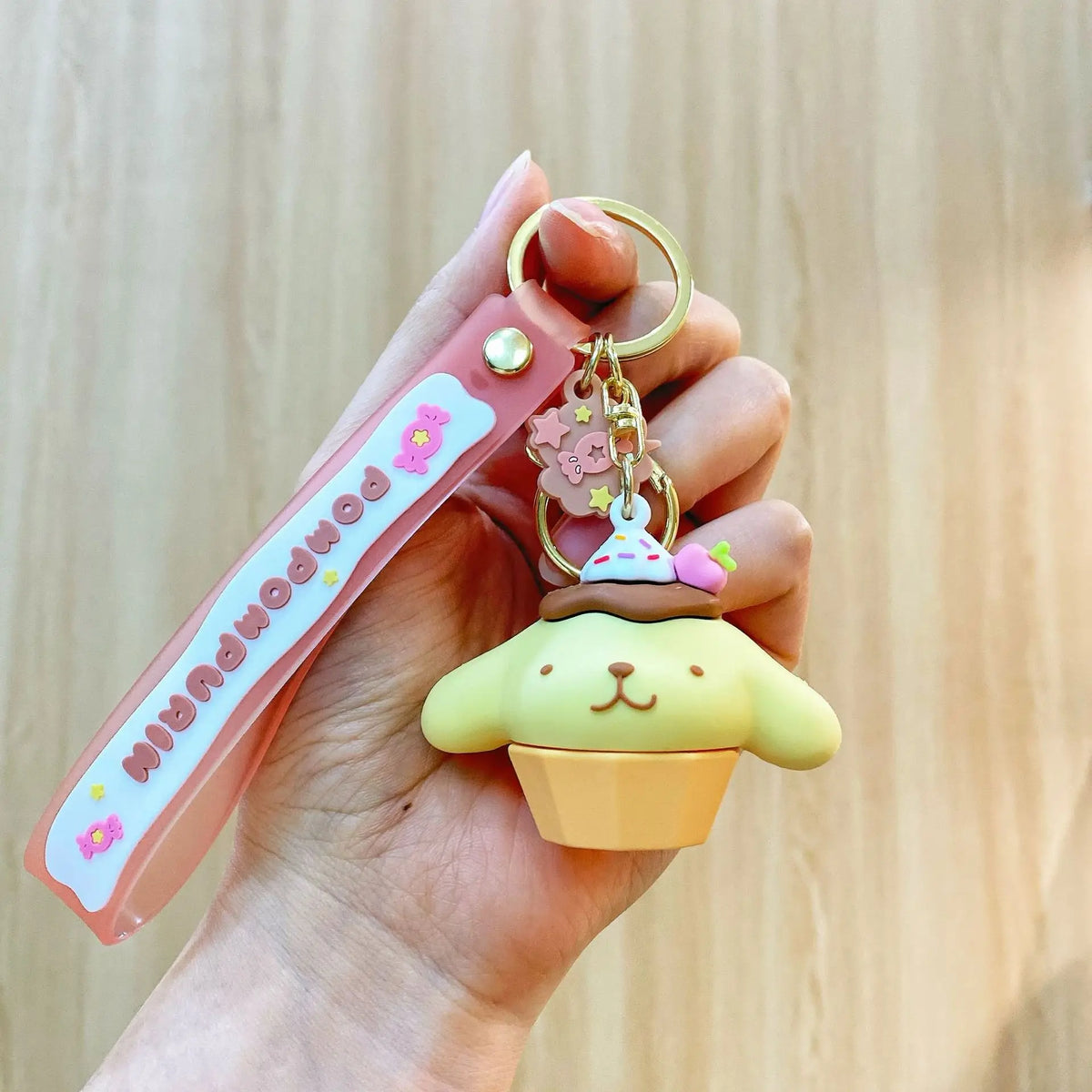 Sanrio Snack Series Keychain – Kuromi & Friends Cute Anime Bag Charm