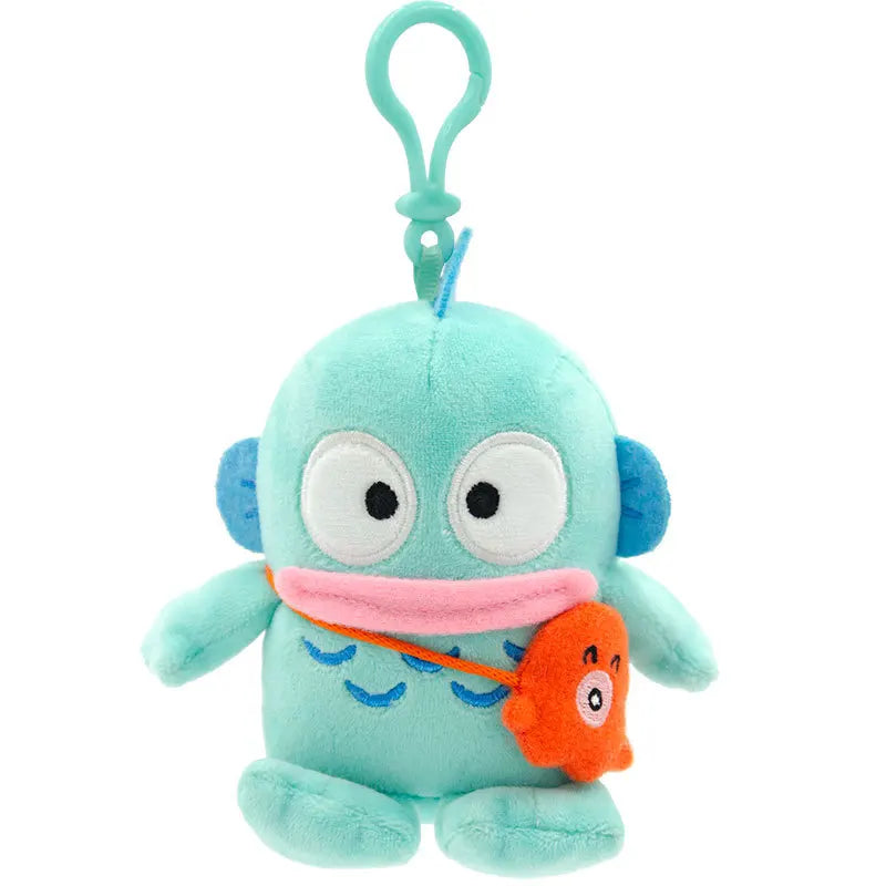 Sanrio Plush Pendant Charm - Kawaii Hangyodon Kuromi My Melody Stuffed Doll Keychain - Birthday Gift
