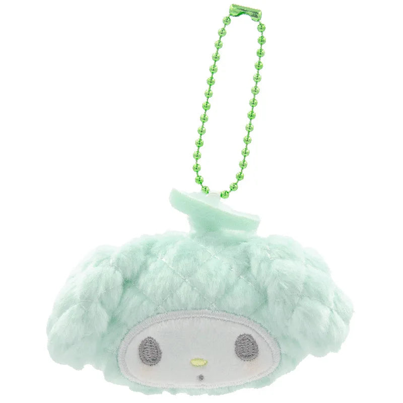 Kawaii Plush Keychain & Hair Clip 2-in-1 – Cute Fluffy Bag Charm Pendant | Gift for Girls & Plush Lovers