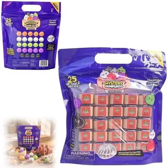 Mini Mystery Dumpling Squishies, 25 Pieces 🥟🎁💕
