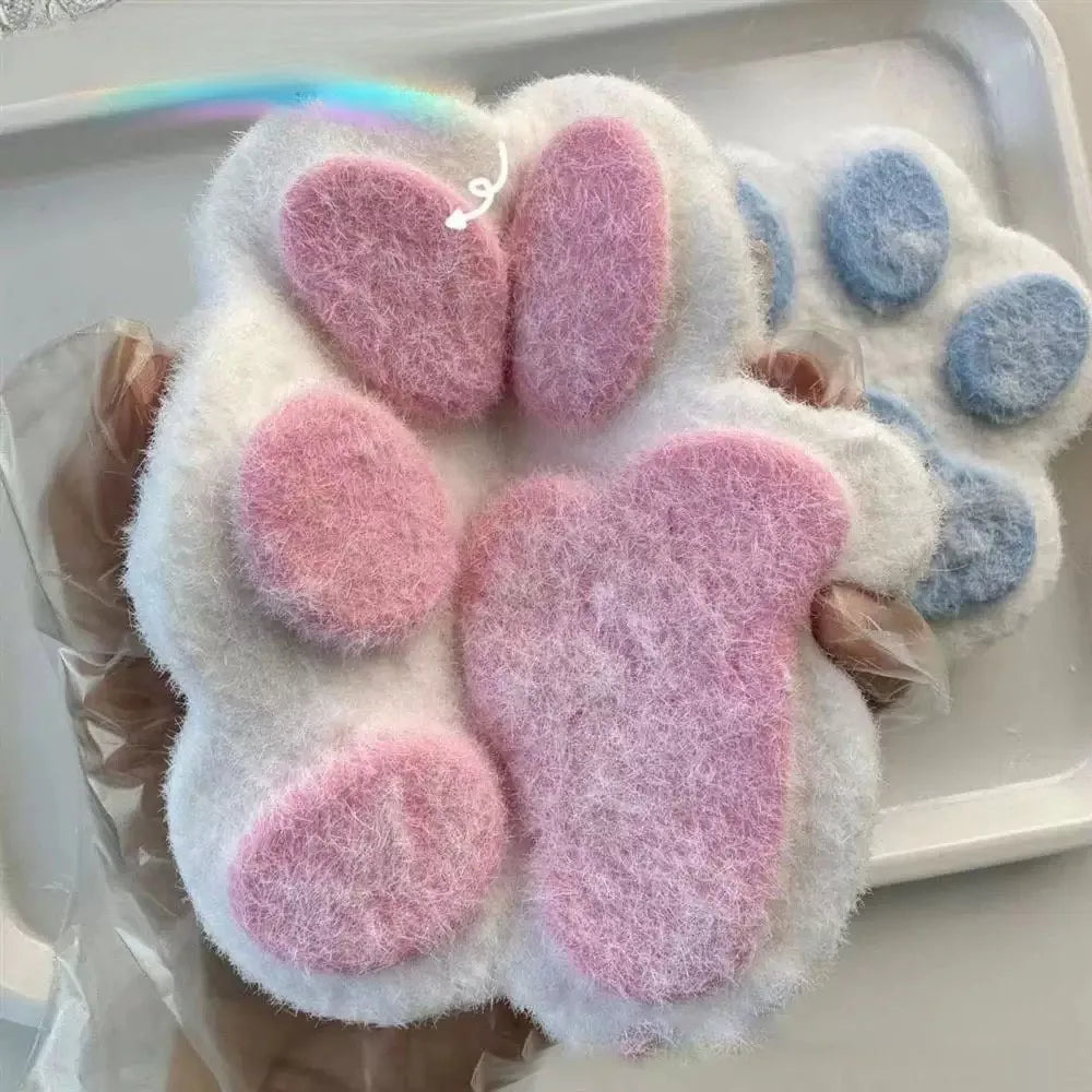 Jumbo Squishy Cat Paw Squeeze Toy – Slow Rising TPR Fidget Toy | Fun Sensory Gift for Kids & Adults