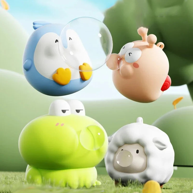 Cute Kapybara Animal Spitting Bubbles Squish Squeeze Toy – Sensory Fun for Adults & Kids