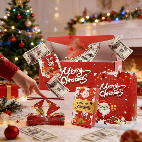 Christmas Pop-Up Money Gift Box 🎄🎁✨
