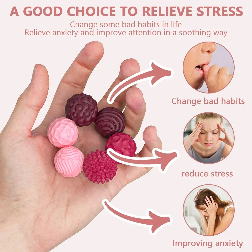 Silicone Magnetic Fidget Balls – Calming Sensory Toy for Adults & Kids