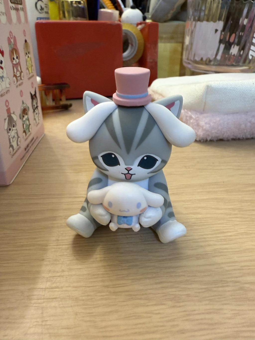 Mofusand Shark Cat Blind Box – Vinyl Collectible Figure | Cute Cat Toy & Mystery Gift