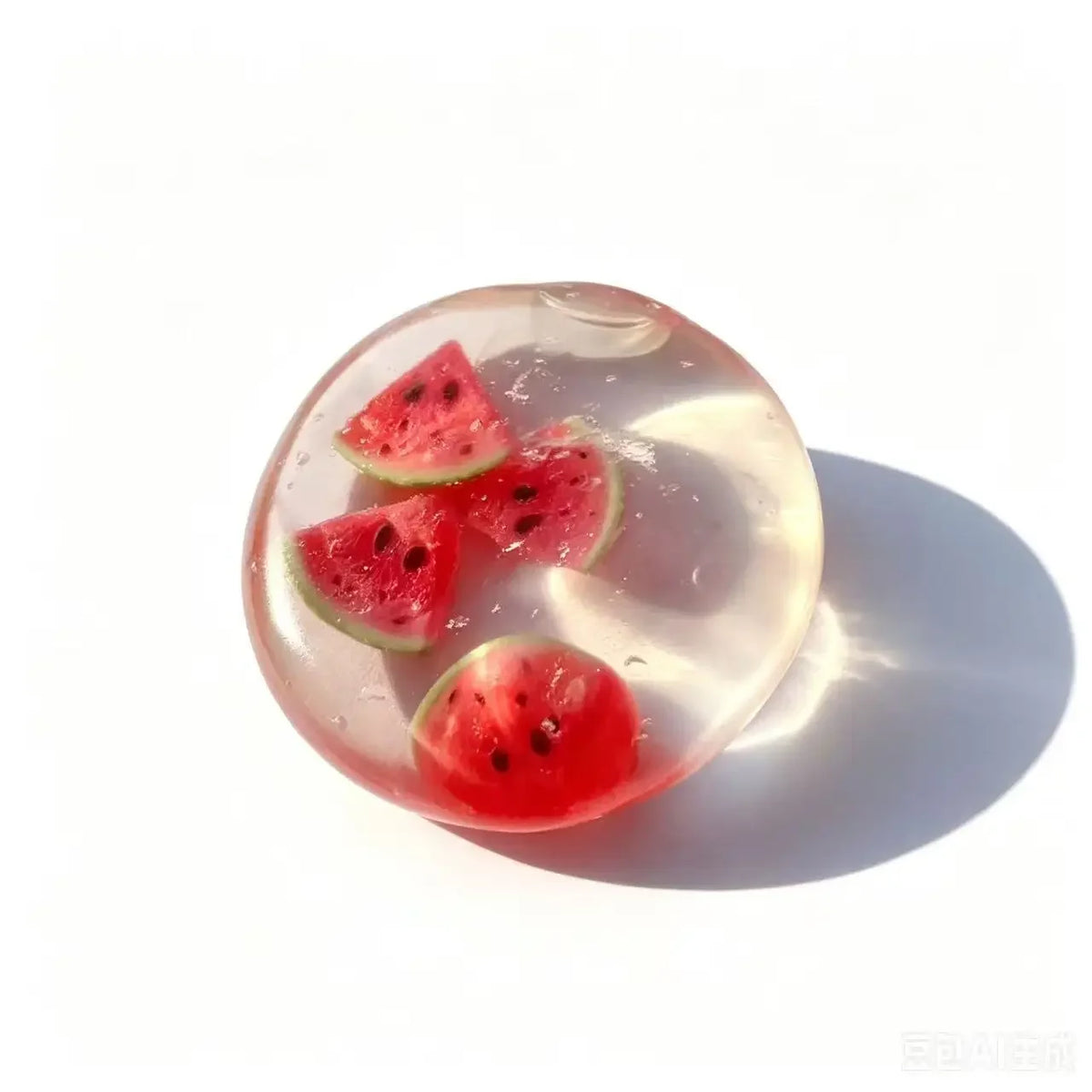 🥥 Clear Fruit Jelly Squishy | Coconut-Scented Novelty Toy ✨