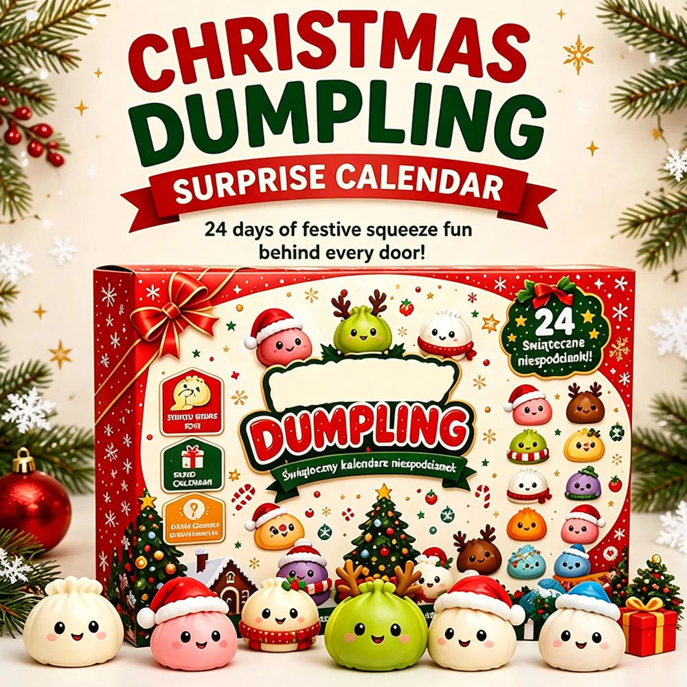 🎄 2026 Christmas Squishy Advent Calendar 🎁 | 24-Day Dumpling Surprise Box ✨