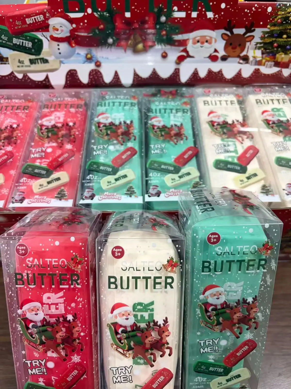 Christmas Butter Stick Squishy 🎄🧈🎁