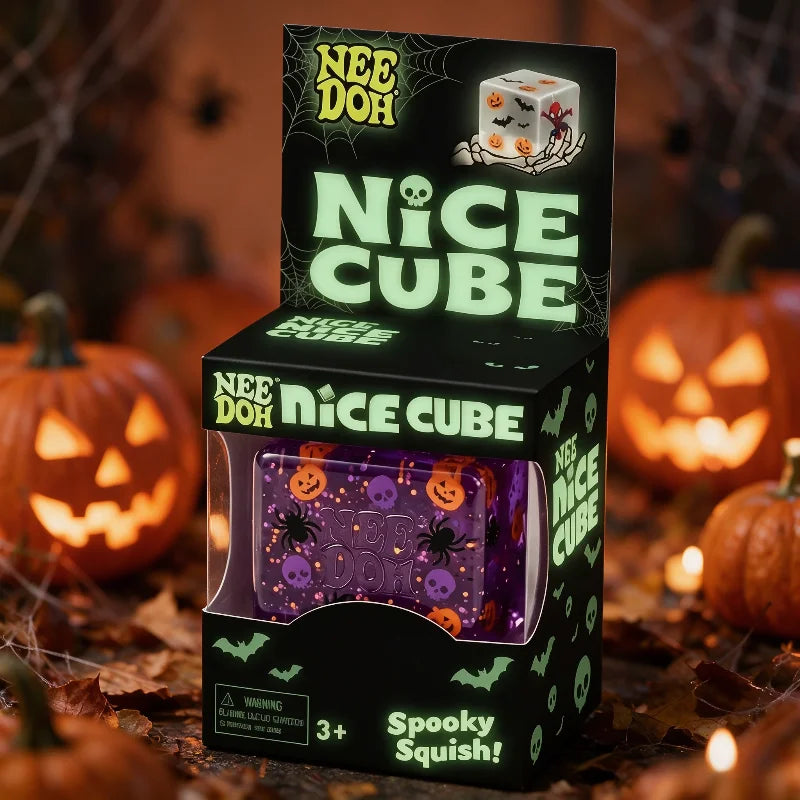 NeeDoh Halloween Gifts Such As Spiders and Pumpkins. Sensory Toys for Relieving Stress. Soft Decompression Toys