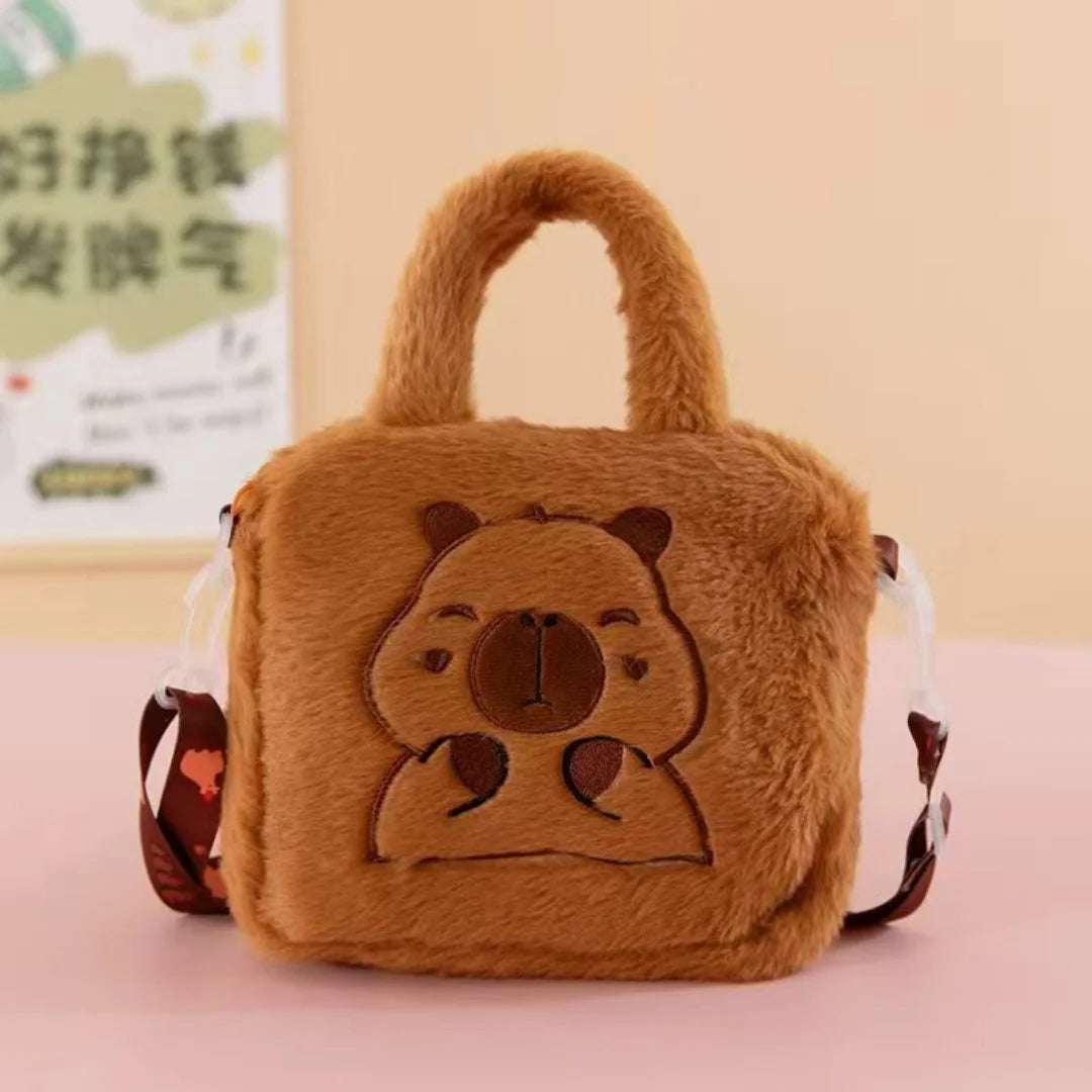 Sanrio Mini Plush Backpack & Cosmetic Bag – Kuromi, Cinnamoroll, My Melody & Hello Kitty | Kawaii Gift