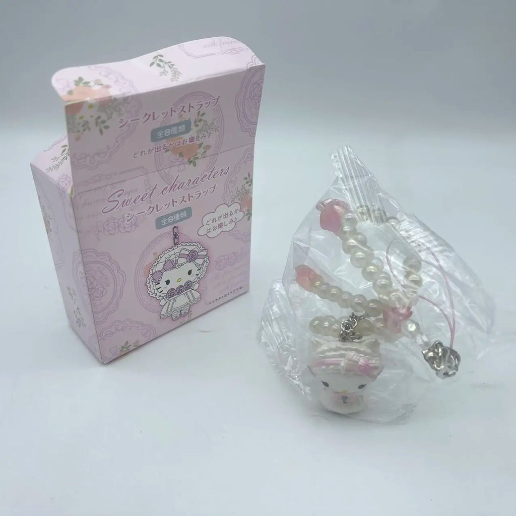 Hello Kitty Pearl Jewelry Blind Box Pendant – Surprise Bag Charm & Phone Decoration