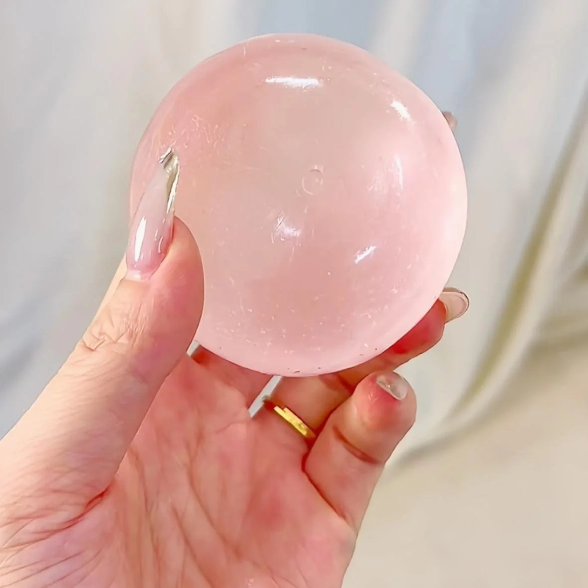 Maltose Squishy Sensory Ball – Slow-Rise Transparent Squeeze Fidget Toy for Adults