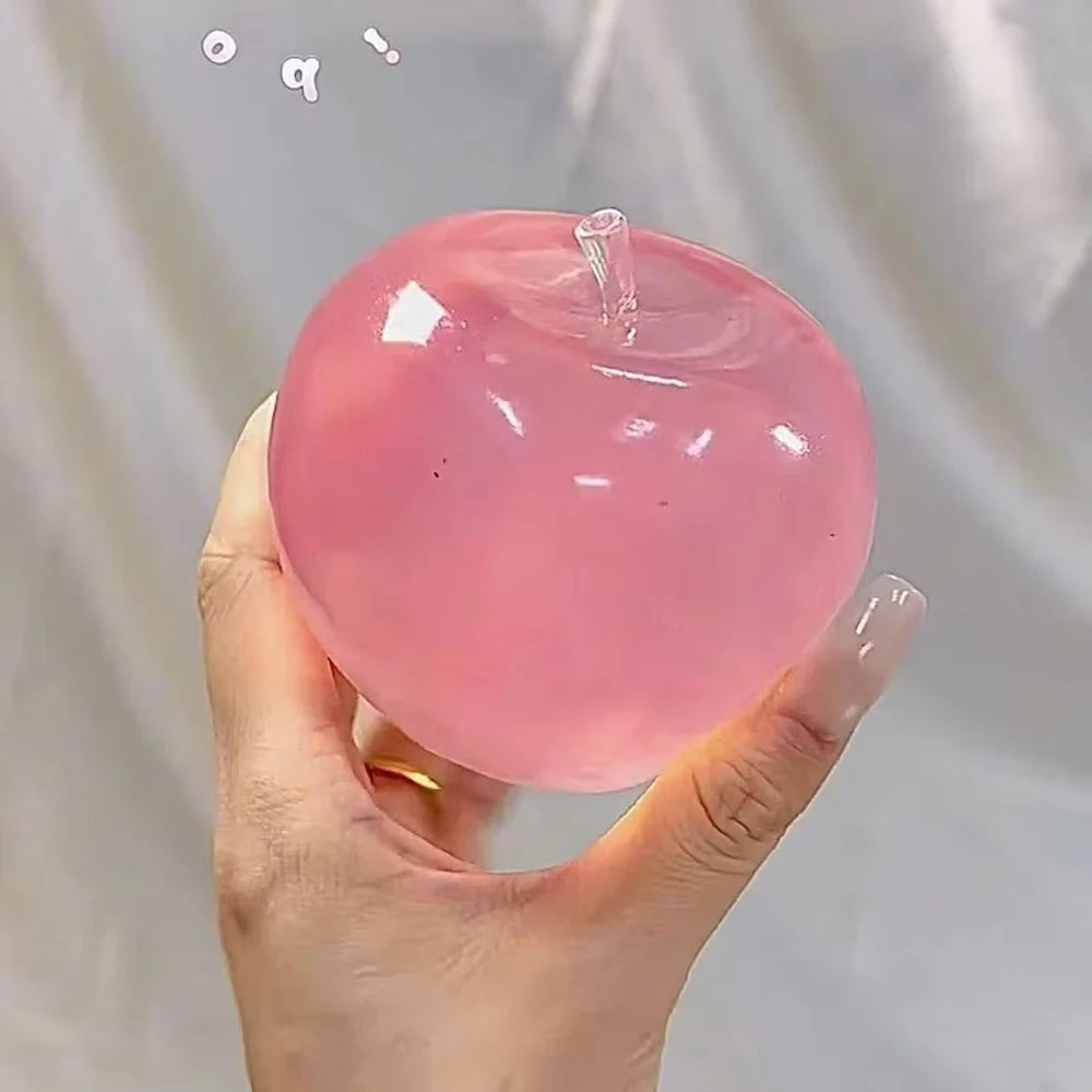 Maltose Squishy Sensory Ball – Slow-Rise Transparent Squeeze Fidget Toy for Adults