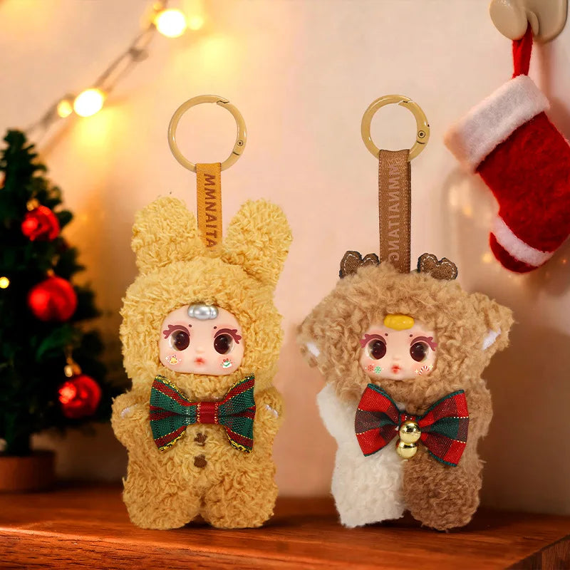 Mini Christmas Plush Bag Charm Blind Box 🎄🎁🎀