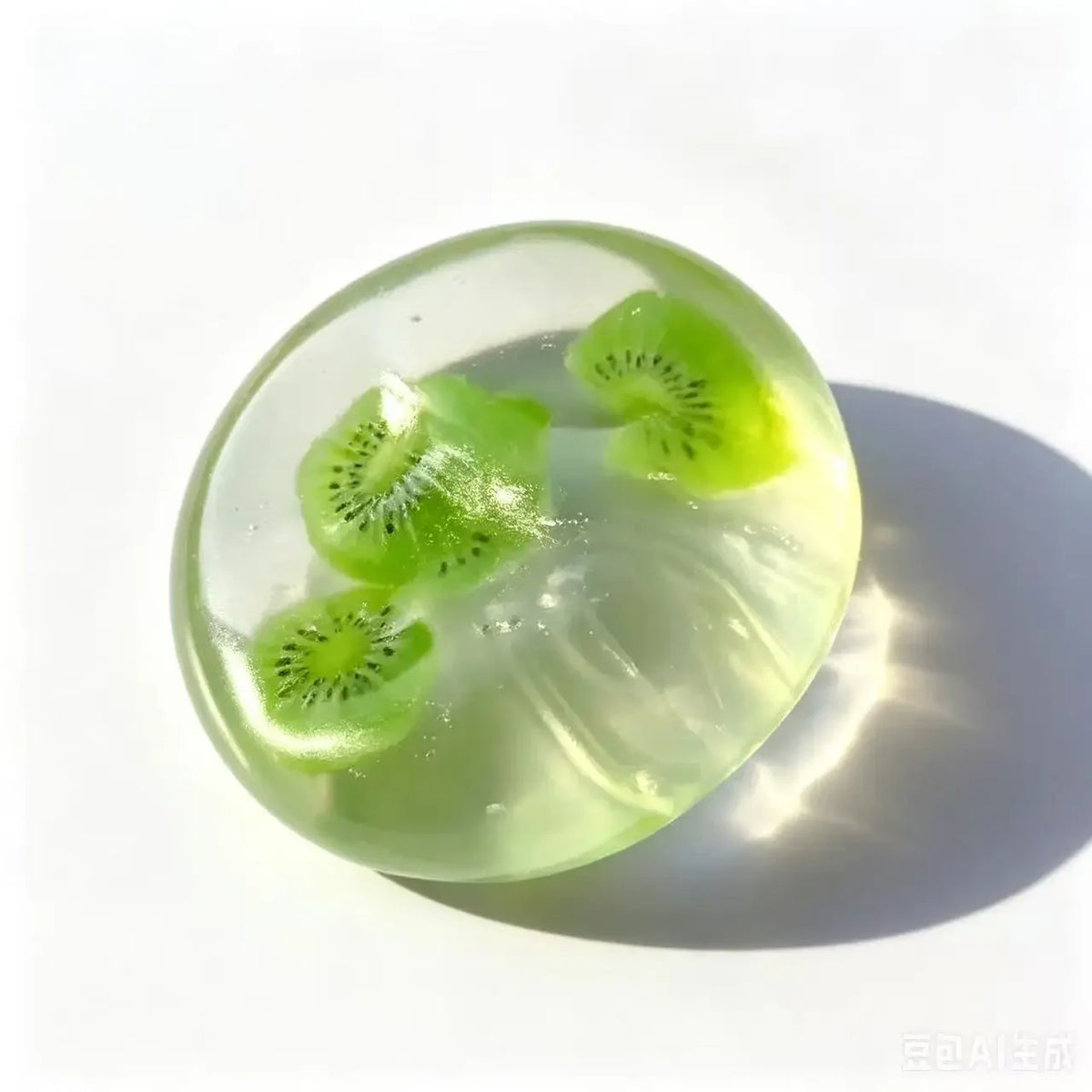 🥥 Clear Fruit Jelly Squishy | Coconut-Scented Novelty Toy ✨