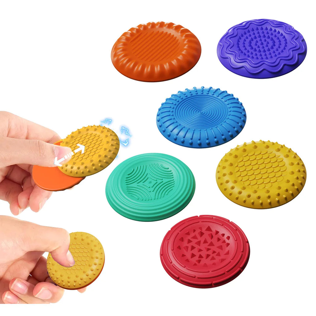 Magnetic Fidget Toys for Adults & Kids -Textured Sensory Toys for Autism Children Anxiety Relief - Quiet Stress Fidgets Sliders