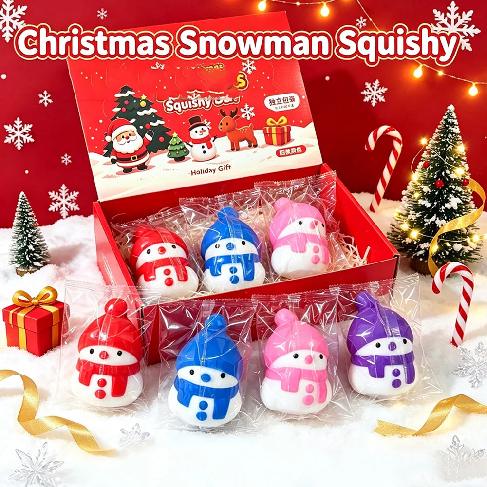 Kawaii Christmas Snowman Squishy ⛄🎄💕