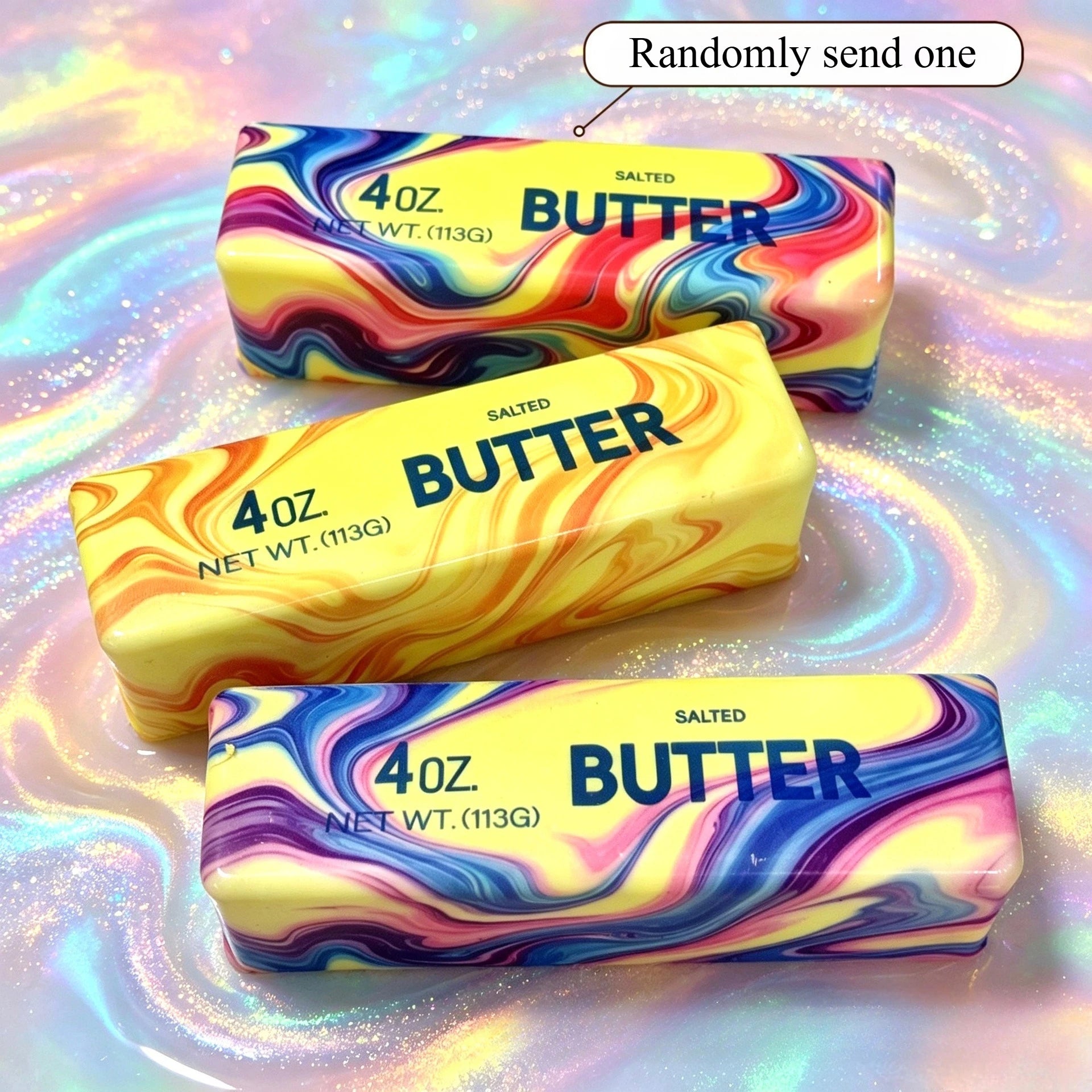 Strawberry Butter Squishy Toy - Super Soft Food Squishies, Moist Squeeze Fidget Toy, Butter Stick & Chocolate Designs