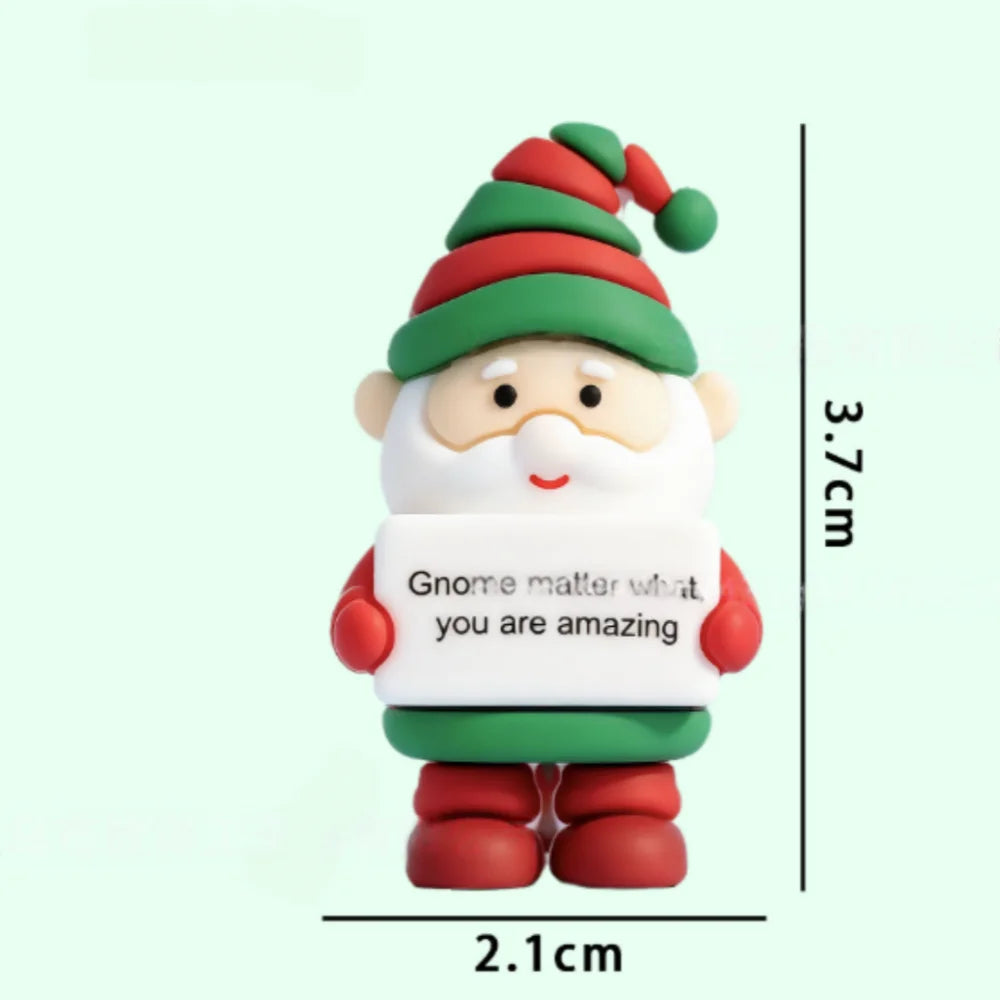 Mini Christmas Figurines: Santa, Snowman & Reindeer 🎅⛄🎄