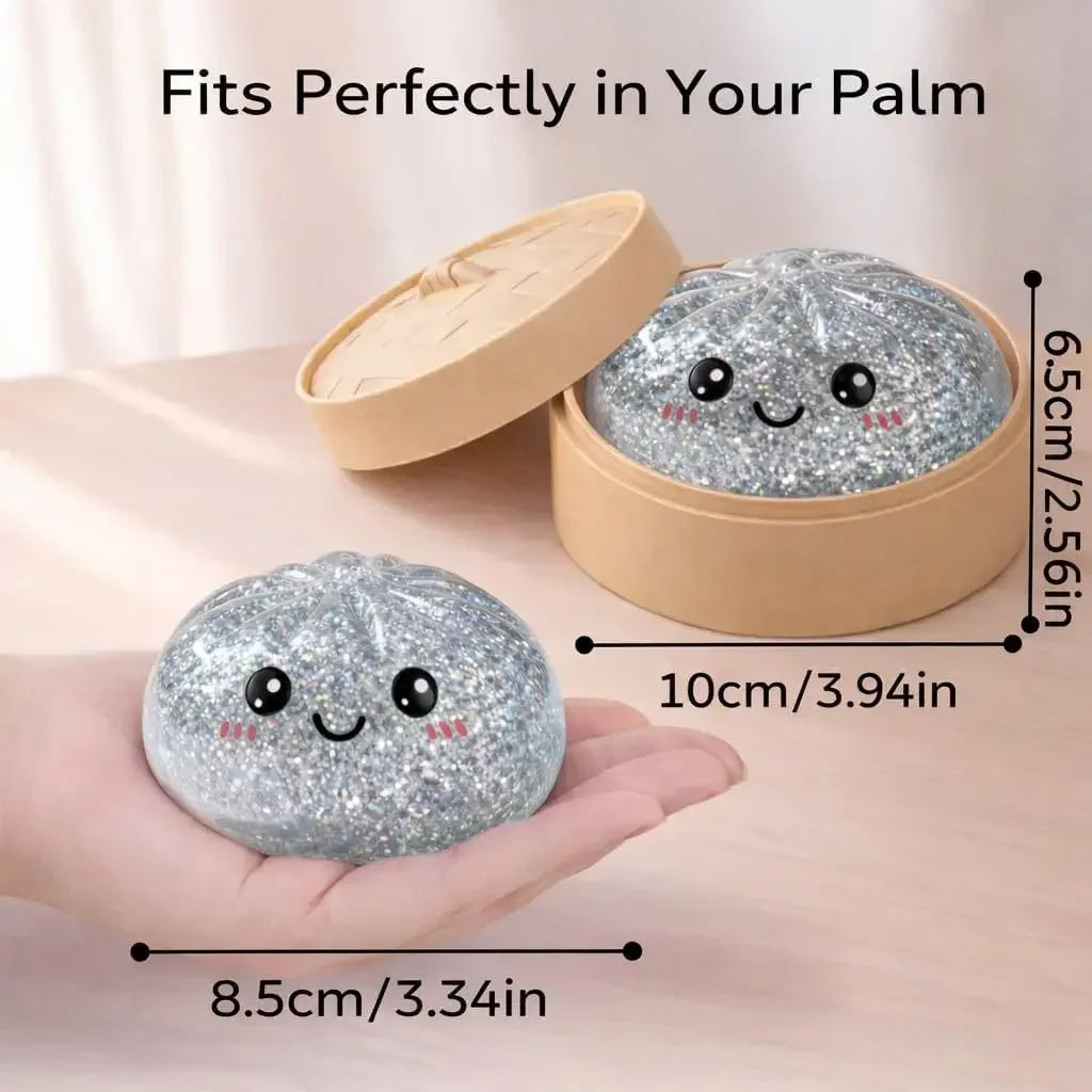 Cartoon Ghost Bun Squishy Toy – Soft Slow-Rising Squeeze Toy | Cute Halloween Ghost Gift & Collectible