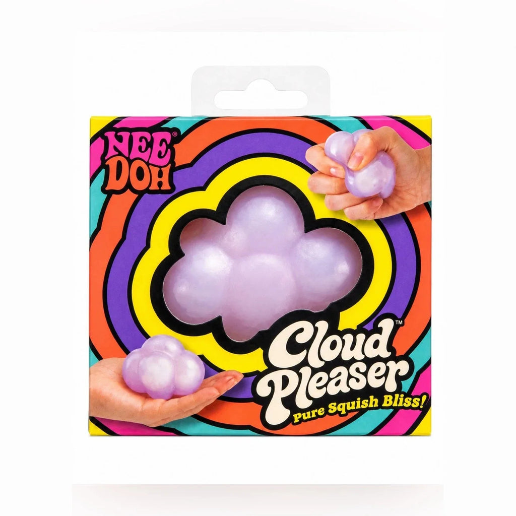 NeeDoh Cloud Pleaser – Slow Rising Squishy Cube Fidget Toy | Soft Squeeze Desk Toy & Gift
