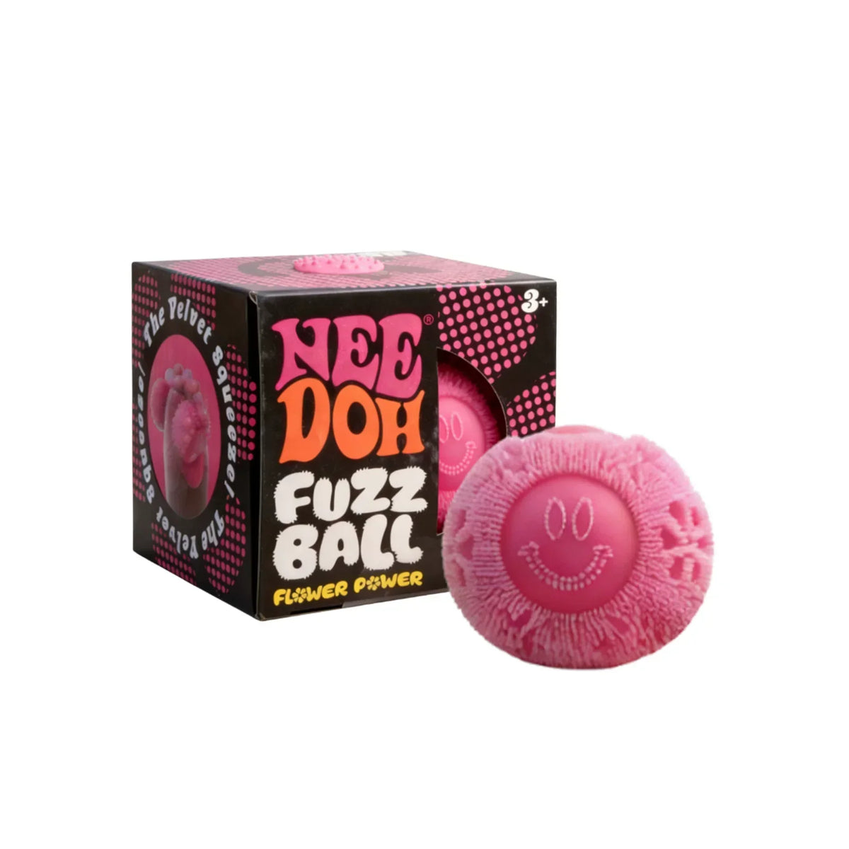 Nee Doh Fuzz Ball – Soft Squishy Squeeze Ball Fidget Toy | Fun Desk Toy & Gift