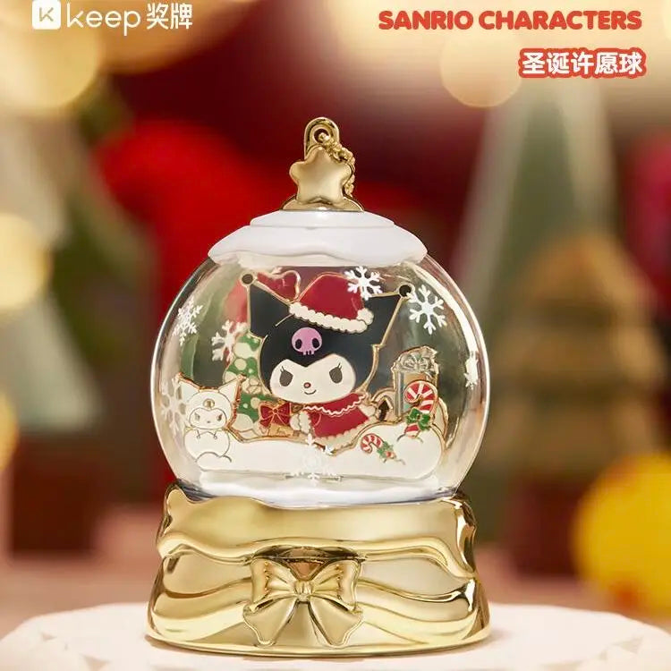 🎄 Kawaii Character Christmas Globe Decoration 🎀 | Festive Little Scene ✨
