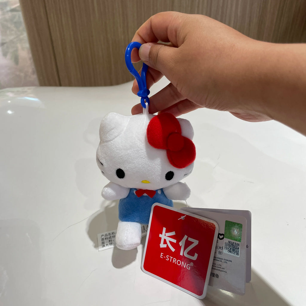 Sanrio Plush Pendant Charm - Kawaii Hangyodon Kuromi My Melody Stuffed Doll Keychain - Birthday Gift