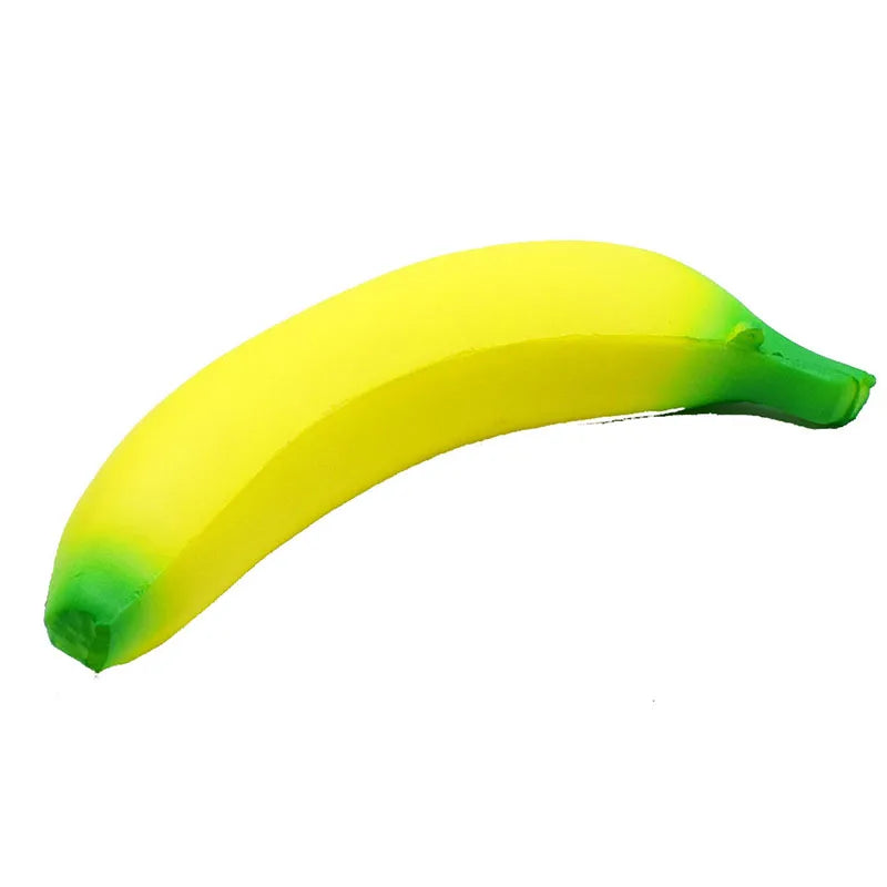 Jumbo Squishy Banana Toy – Slow Rising Foam Squeeze Fidget Toy | Cute Desk Toy & Gift