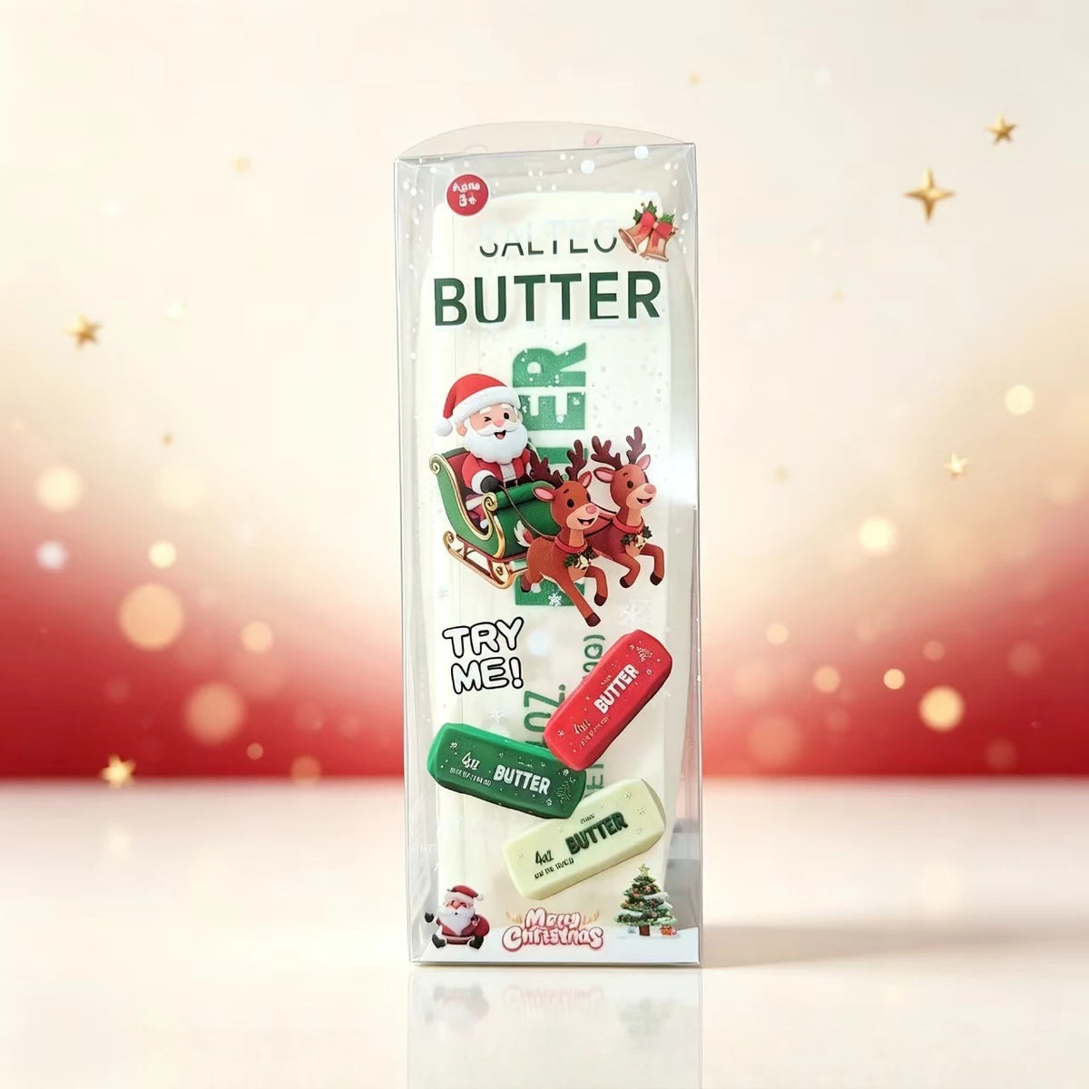 Christmas Butter Stick Squishy 🎄🧈🎁