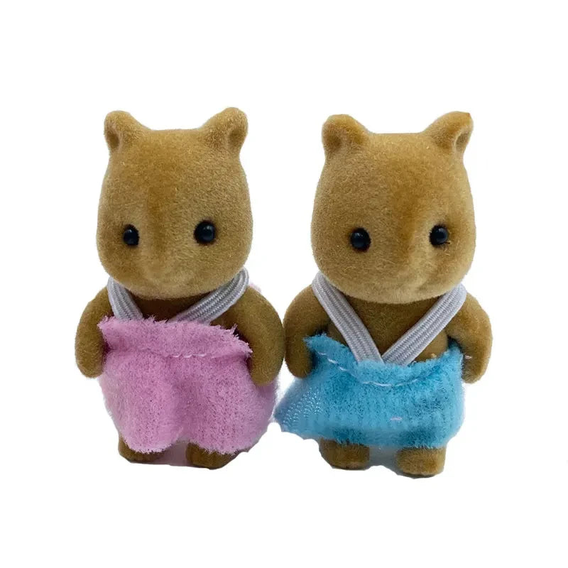 🌿 Forest Animal Family Dollhouse Miniatures 🐻 | 1:12 Scale Accessories