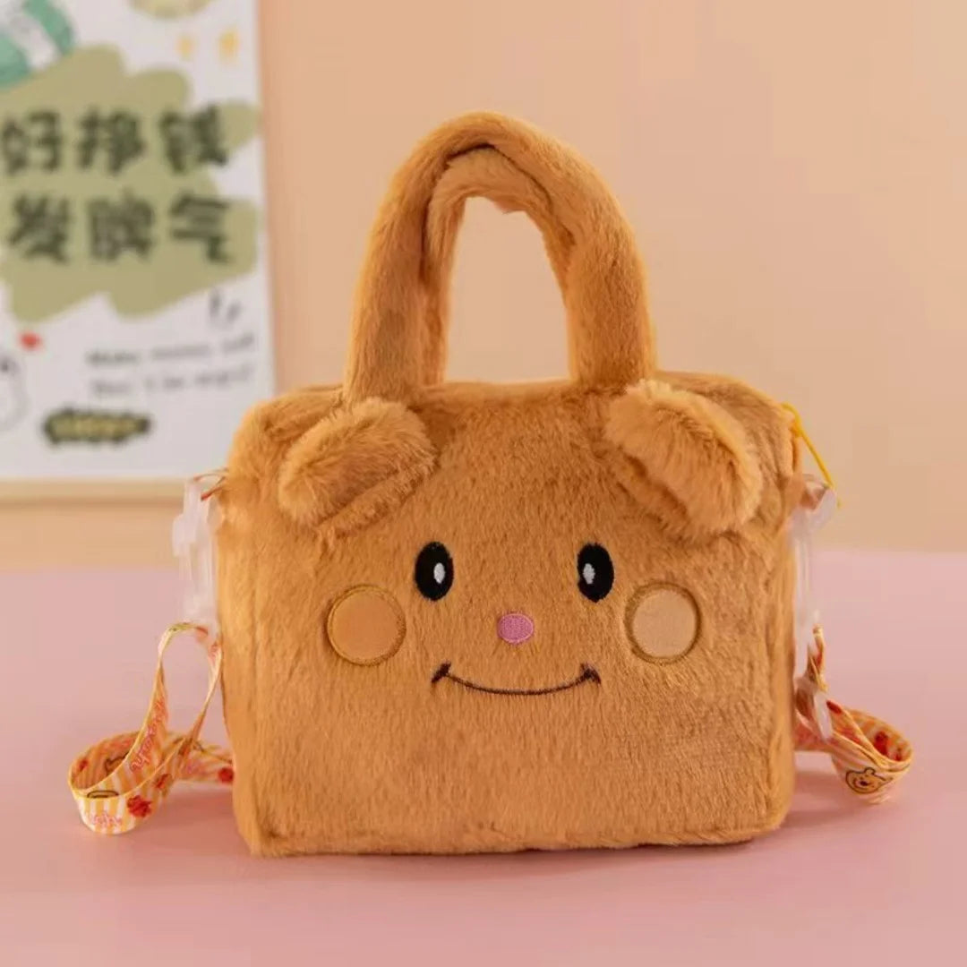 Sanrio Mini Plush Backpack & Cosmetic Bag – Kuromi, Cinnamoroll, My Melody & Hello Kitty | Kawaii Gift