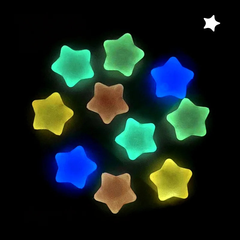 Glowing Stars Squishy Toy Cute Kawaii Squishies Super Soft Stress Relief Funny Fidget Toy Holiday Gift for Adults Kids 스퀴시 토이