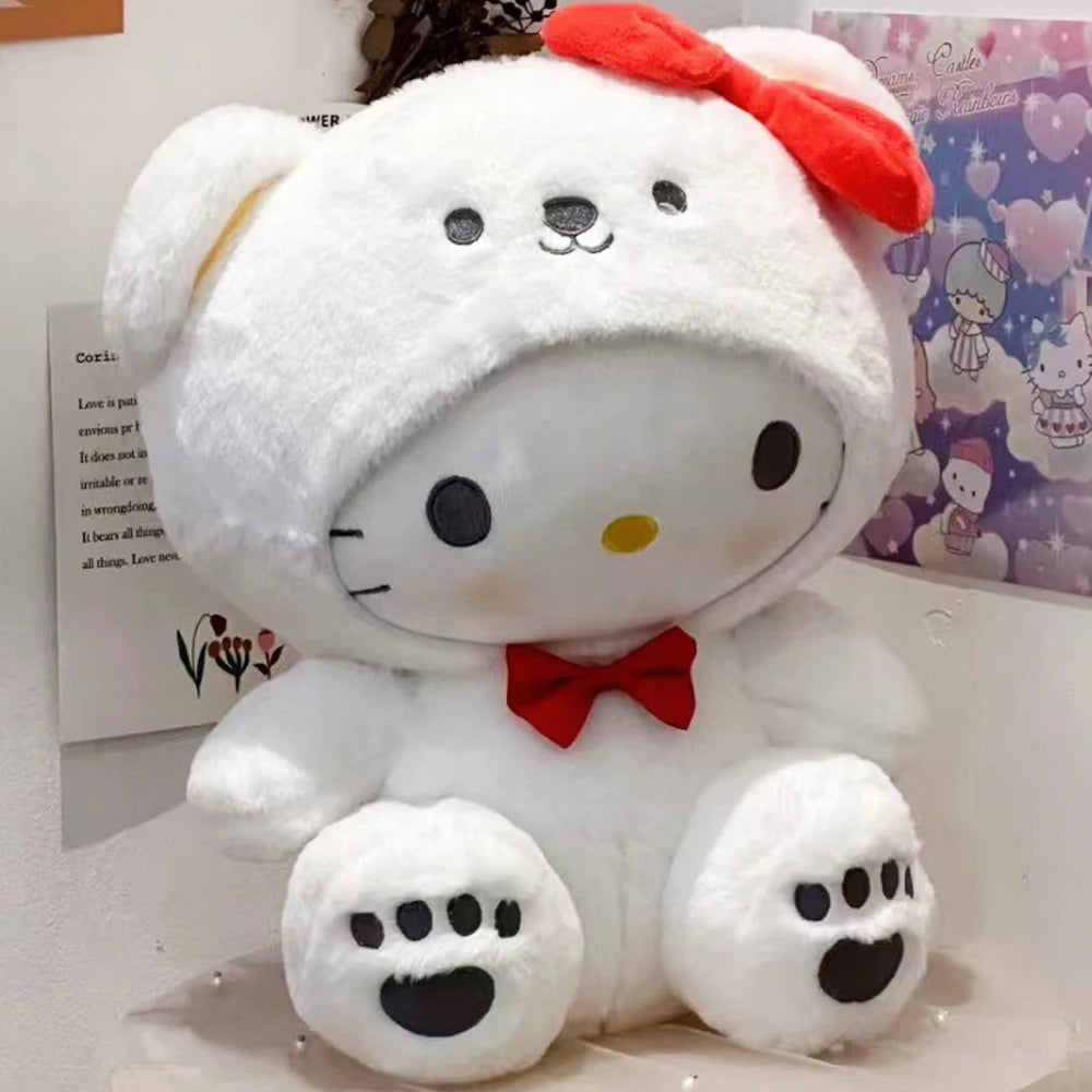 Sanrio 25cm Plush Stuffed Doll - Kawaii Kuromi My Melody Cinnamoroll Soft Animal Plushie Pillow - Birthday & Holiday Gift