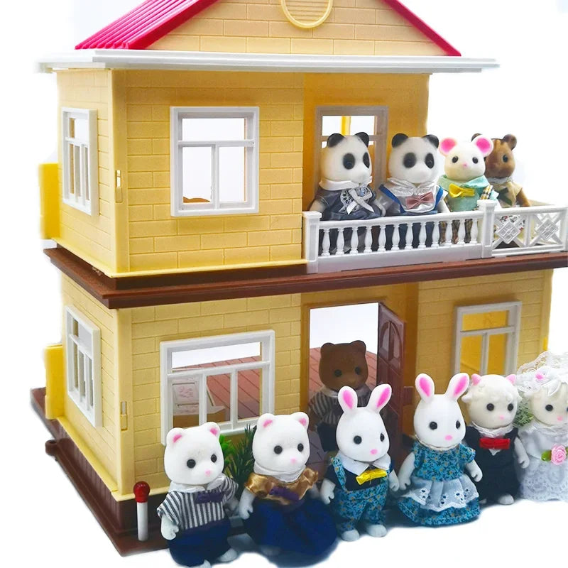 🌿 Forest Animal Family Dollhouse Miniatures 🐻 | 1:12 Scale Accessories