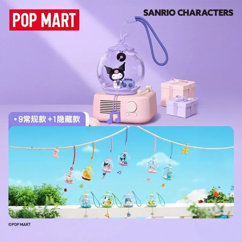POP MART Sanrio Characters Sweet Dream Bubble House Series Blind Box Mystery Box Toys Kawaii Ornaments Figurines Home Decor