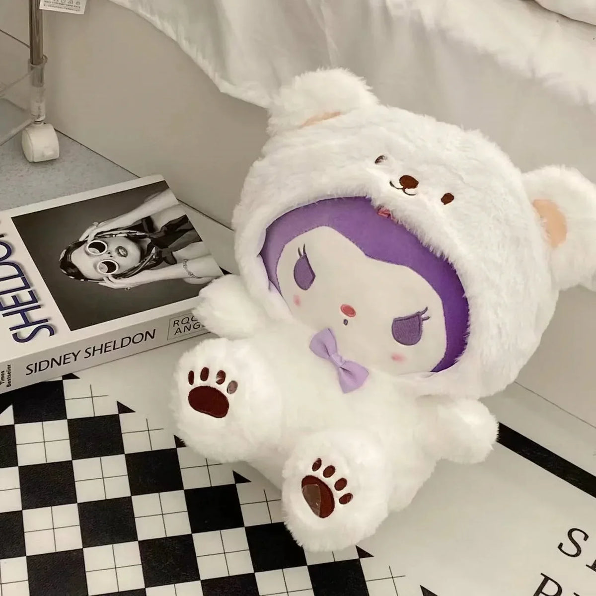 Sanrio 25cm Plush Stuffed Doll - Kawaii Kuromi My Melody Cinnamoroll Soft Animal Plushie Pillow - Birthday & Holiday Gift
