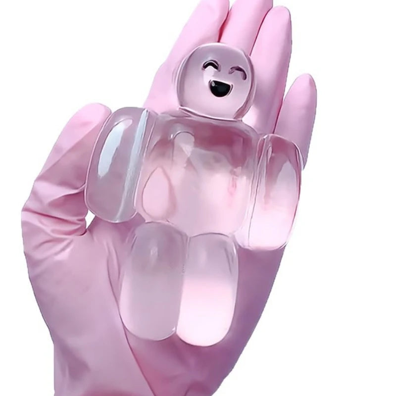 Squishy Transparent Jelly Robot Squeeze Toy - Cute Super Soft Slow Rebound Water Sense Cartoon Kawaii Gift