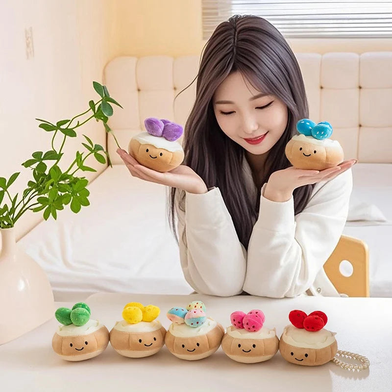 Kawaii Cake & Dessert Plush Pillow 🍰🍪🎀